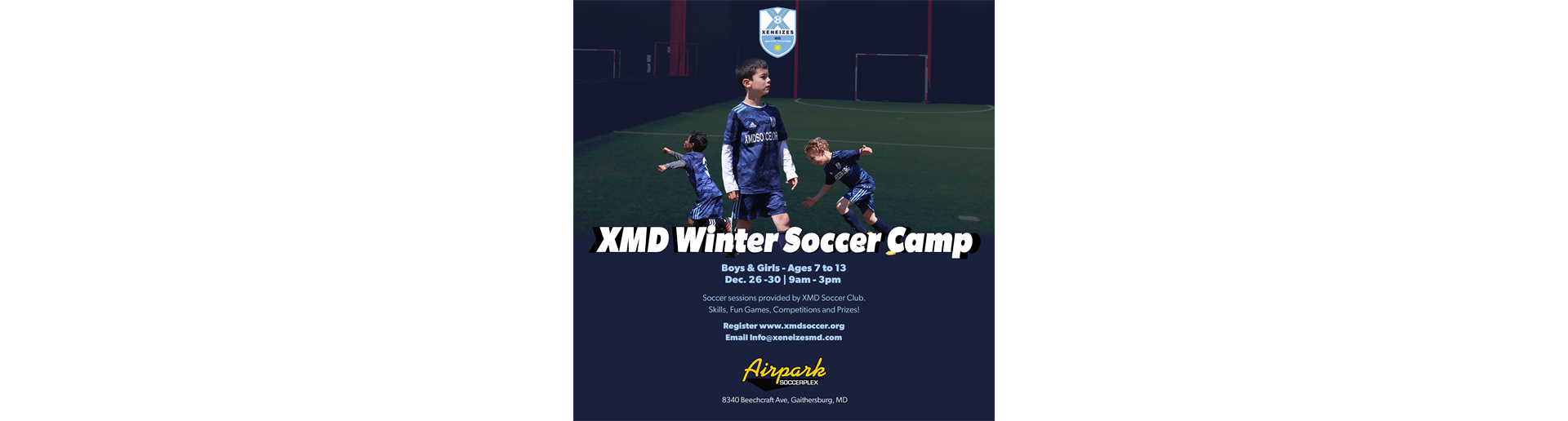 XMD Winter Soccer Camp Registration Open!